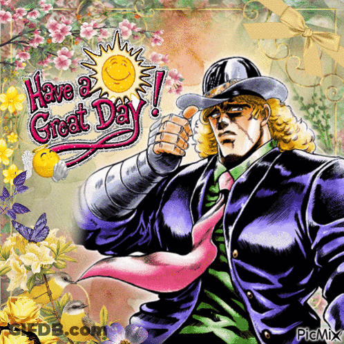 A Picture Of A Man In A Cowboy Hat With The Words " Have A Great Day " GIF
