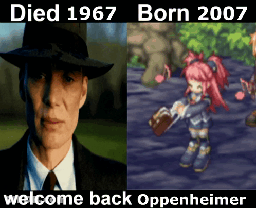 A Picture Of A Man In A Hat Next To A Picture Of A Girl In A Video Game GIF