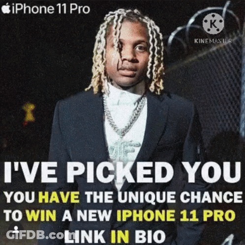 A Picture Of A Man In A Suit With The Words " I 'Ve Picked You " On The Bottom GIF