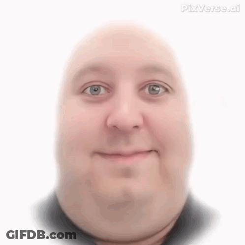 A Picture Of A Man 'S Face With The Words Pixverse.ai On The Bottom GIF