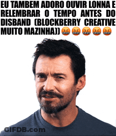 A Picture Of A Man With A Beard And The Words Eu Também Adoro Ouvir Lonna E Relembrar O Tempo GIF