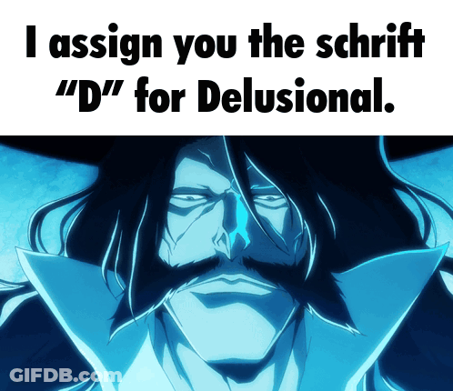 A Picture Of A Man With A Beard And The Words " I Assign You The Schrift " On Top GIF