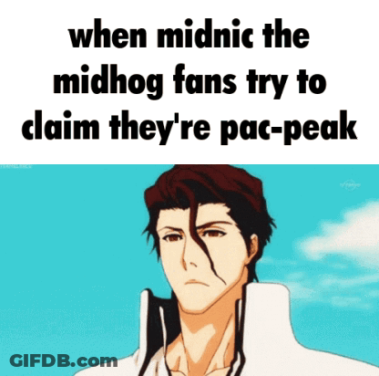 A Picture Of A Man With A Caption That Says When Midnic The Midhog Fans GIF