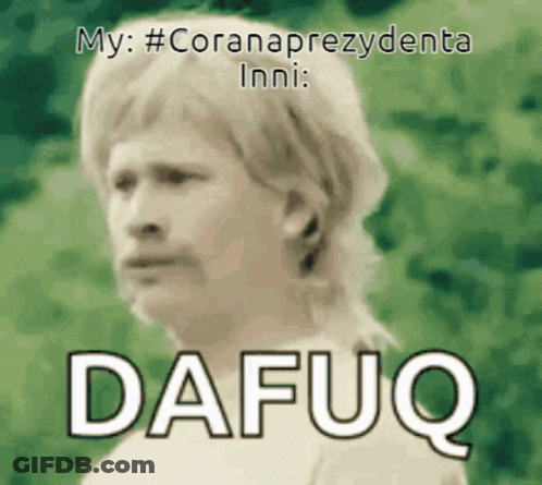 A Picture Of A Man With A Mullet And The Word Dafuq On It GIF