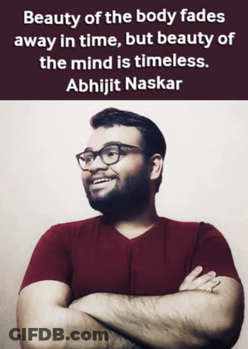 A Picture Of A Man With A Quote By Abhijit Naskar GIF