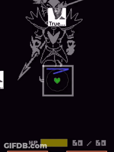A Picture Of A Man With A Speech Bubble That Says False On It GIF