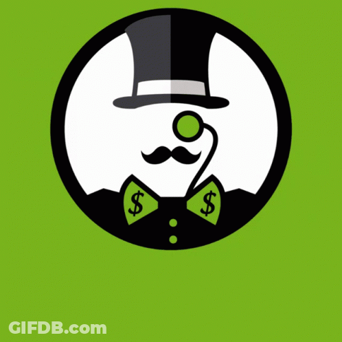 A Picture Of A Man With A Top Hat And A Mustache With The Words Love Forever GIF