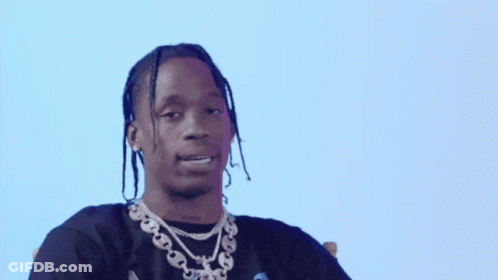 A Picture Of A Man With Dreadlocks And The Word Fact Behind Him GIF