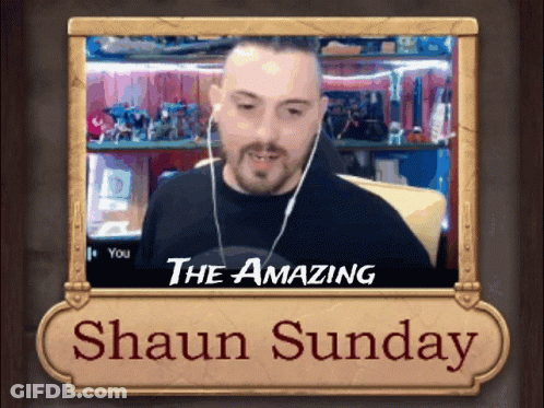 Man With Headphones The Amazing Shaun Sunday GIF