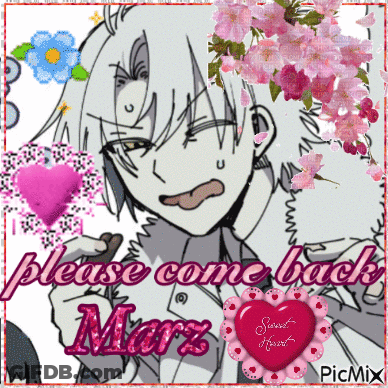 A Picture Of A Man With His Tongue Out And The Words " Please Come Back Marz " GIF