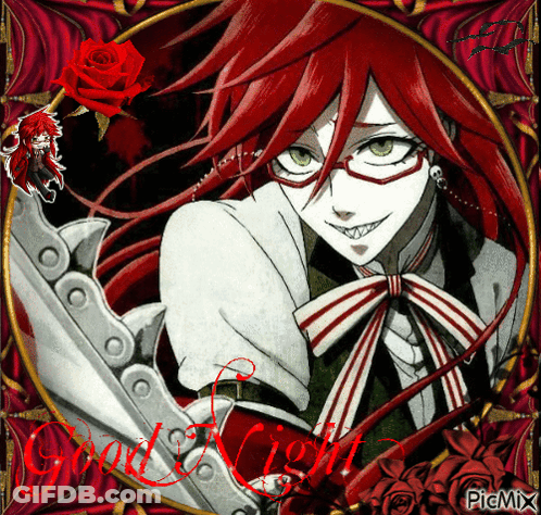 Red Haired Man With Glasses Saying Good Night GIF