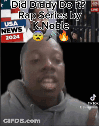A Picture Of A Man With The Caption " Did Diddy Do It " GIF