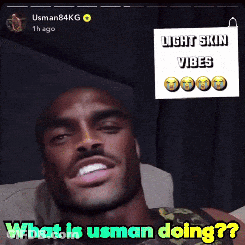A Picture Of A Man With The Caption Light Skin Vibes GIF