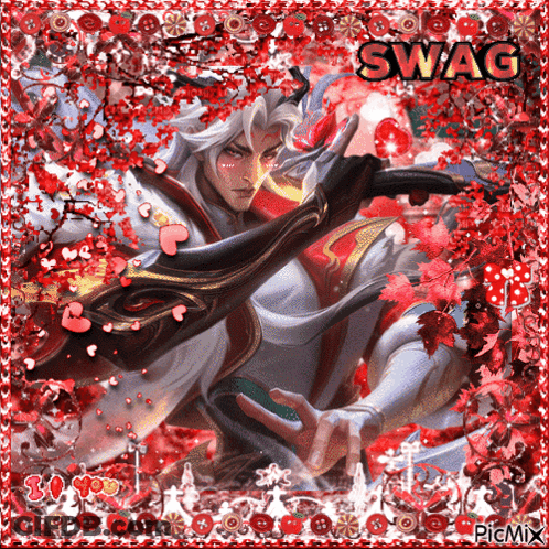 A Picture Of A Man With The Word Swag On The Bottom Right GIF