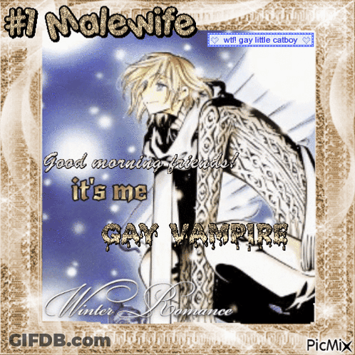 A Picture Of A Man With The Words # 7 Malewife On It GIF