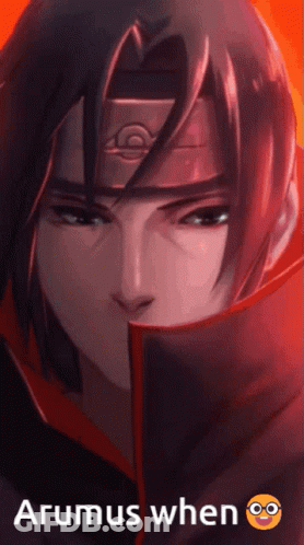 A Picture Of A Man With The Words " Arumus When " Written Below It GIF