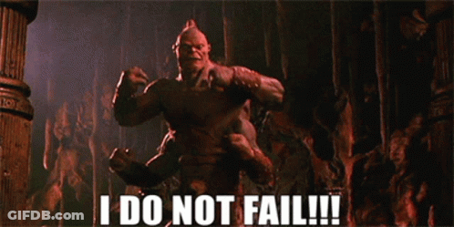 A Picture Of A Man With The Words I Do Not Fail GIF