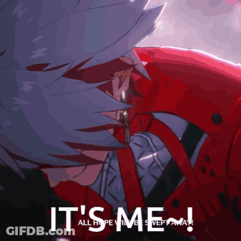 A Picture Of A Man With The Words It 'S Me All Hope Is Sweep Away GIF