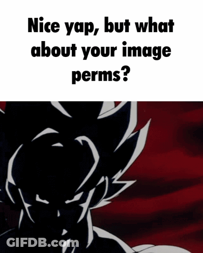 A Picture Of A Man With The Words Nice Yap But What About Your Image Permits GIF