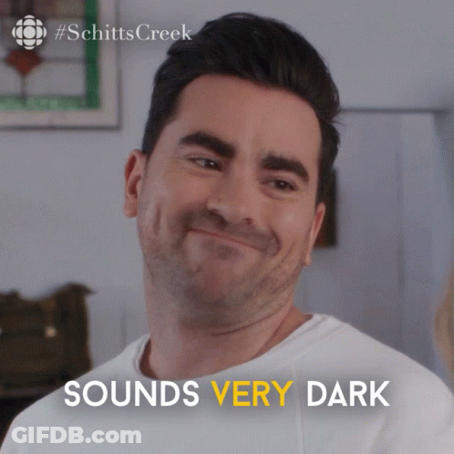 A Picture Of A Man With The Words Sounds Very Dark Behind Him GIF