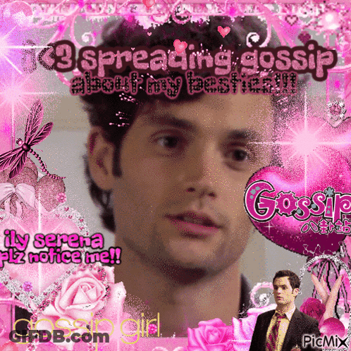 A Picture Of A Man With The Words Spreading Gossip GIF