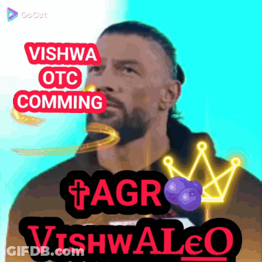 A Picture Of A Man With The Words Vishwa Otc Comming Tagr Vishwaleq GIF