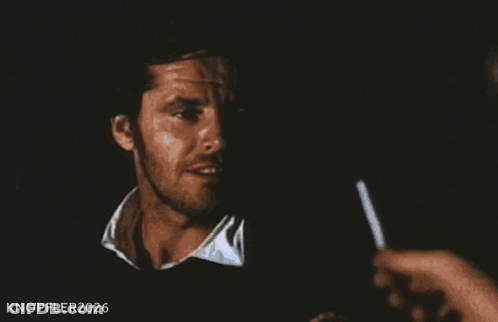 A Picture Of A Man With The Words " You Mean " On It GIF