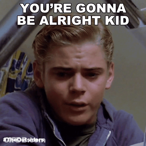 A Picture Of A Man With The Words You 'Re Gonna Be Alright Kid GIF