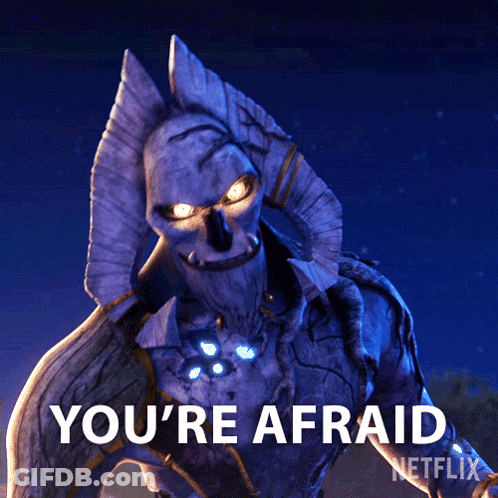 A Picture Of A Monster Says You 'Re Afraid Netflix GIF