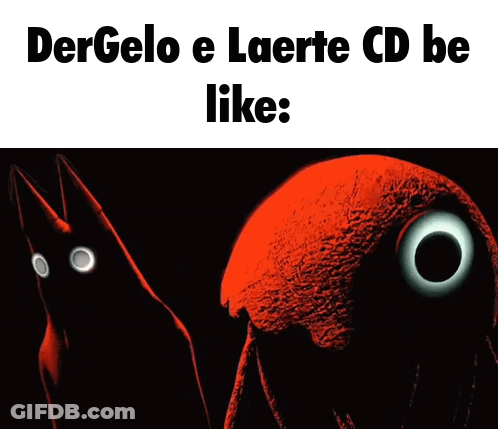 A Picture Of A Monster With The Words Dergelo E Laerte Cd Be Like : Rivals GIF