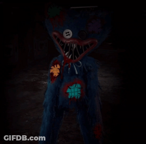 A Picture Of A Monster With The Words I 'M Back In Chapter 4 GIF