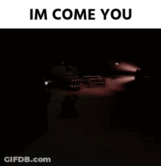 A Picture Of A Monster With The Words Im Come You GIF
