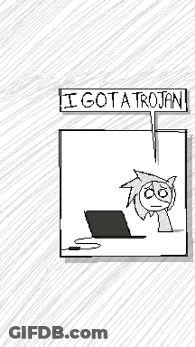 A Picture Of A Paper Clip With Eyes And The Words Shutting Down GIF