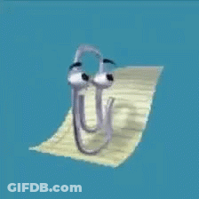A Picture Of A Paper Clip With Googly Eyes GIF