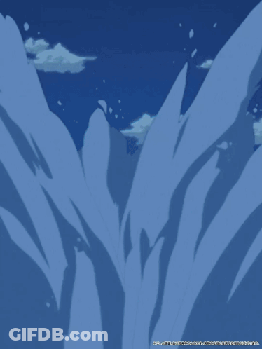 A Picture Of A Person Flying Through A Blue Circle GIF
