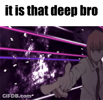A Picture Of A Person Shaking Hands With The Words It Is That Deep Bro On The Bottom GIF