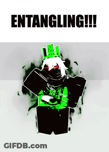 Person With Crown And Entangling Text GIF