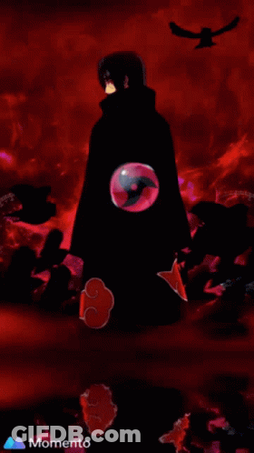 A Picture Of A Person With A Red Circle On Their Back And The Words Momento On The Bottom GIF