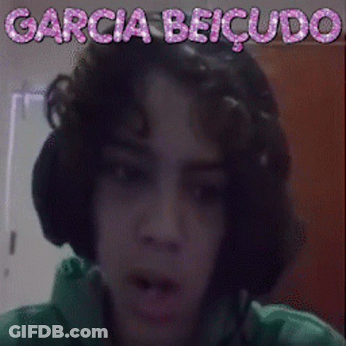 A Picture Of A Person With The Name Garcia Beicudo Written On It GIF