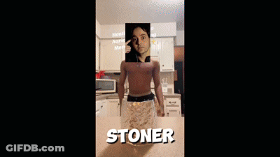 A Picture Of A Person With The Word Stoner On The Bottom GIF