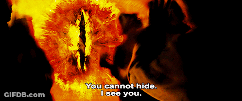 A Picture Of A Person With The Words You Cannot Hide I See You GIF
