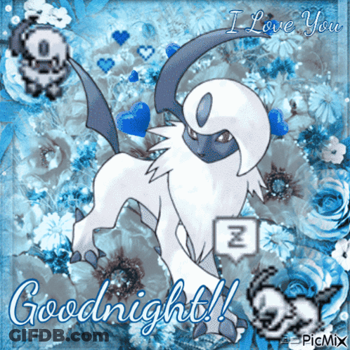 A Picture Of A Pokemon Says Goodnight GIF