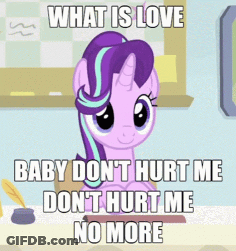 Pony With What Is Love Baby Don T Hurt Me GIF