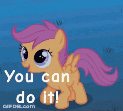 A Picture Of A Pony With The Words " Who 'S Awesome " Below It GIF