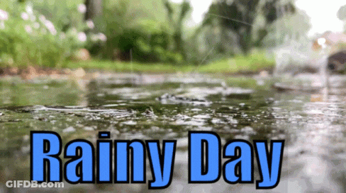 A Picture Of A Rainy Day With A Stream Of Water GIF