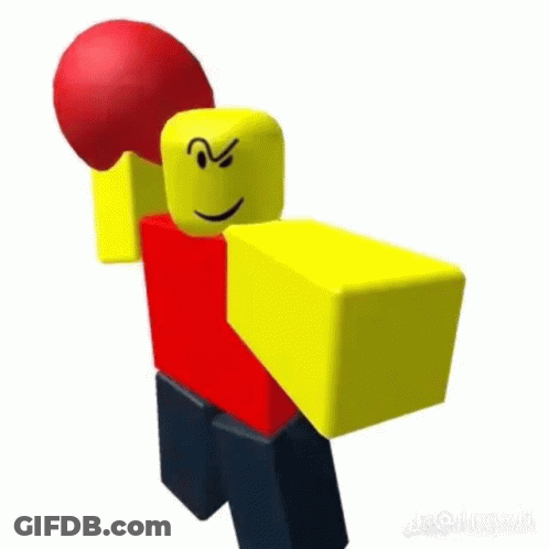 A Picture Of A Roblox Character With A Boxing Glove GIF