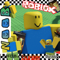 A Picture Of A Roblox Game With A Cartoon Character GIF