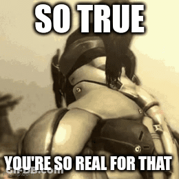 A Picture Of A Robot With The Words So True You 'Re So Real For That GIF