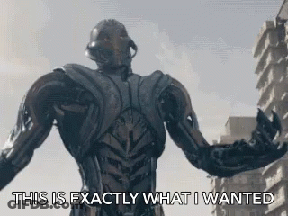 A Picture Of A Robot With The Words This Is Exactly What I Wanted GIF