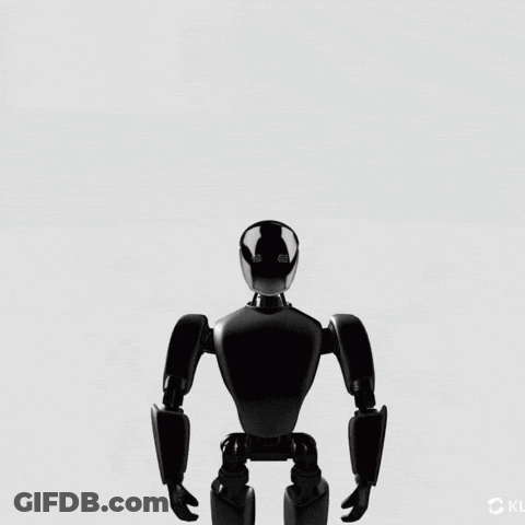 A Picture Of A Robot With The Words Yumiko Is Alive GIF